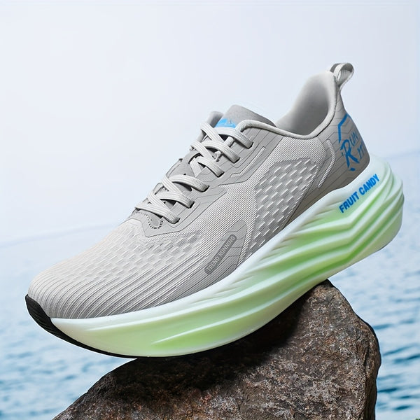 Men's Lightweight Breathable Running Shoes - All-Season Training Sneakers with Cushioned TPR Sole