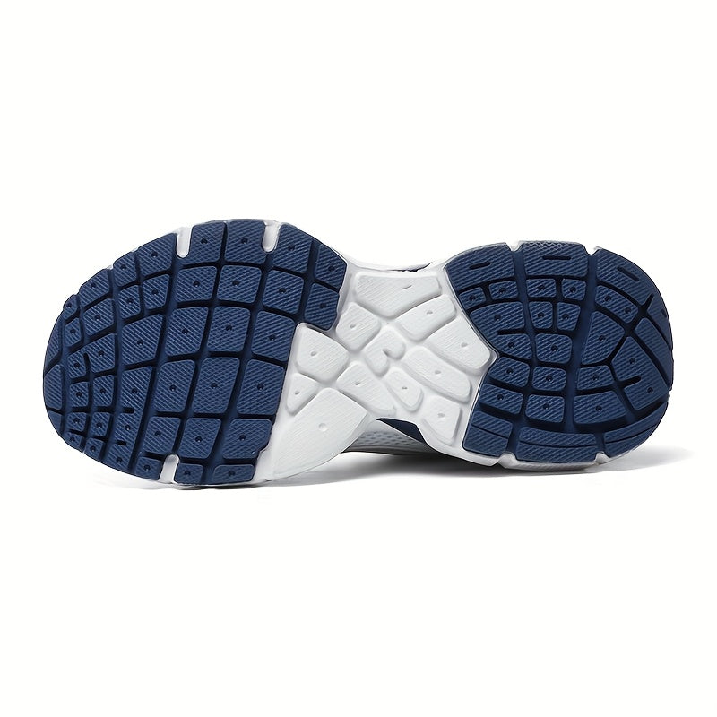 2025 Casual Sports Shoes - Breathable Mesh + PU Splicing Sneakers, Suitable for Men