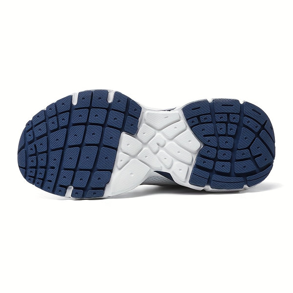 2025 Casual Sports Shoes - Breathable Mesh + PU Splicing Sneakers, Suitable for Men