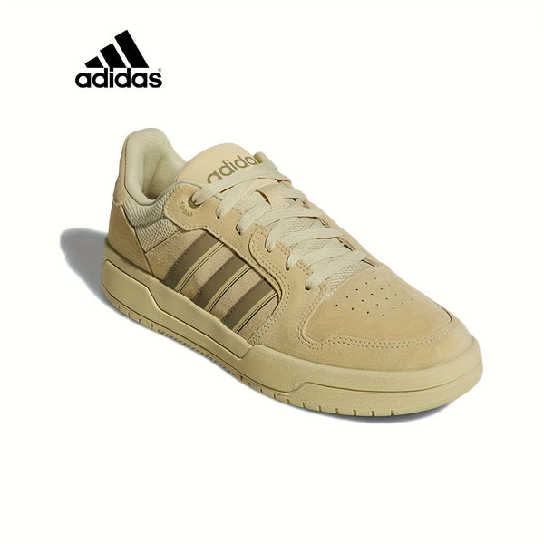Adidas Neo Entrap Versatile And Stylish Low-Top Sneakers for Both Men And Women in Light Mustard Green JS3007.