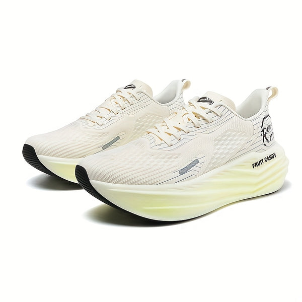 Men's Lightweight Breathable Running Shoes - All-Season Training Sneakers with Cushioned TPR Sole