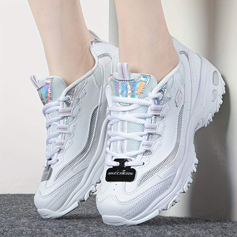 Skechers Women'S Slip-Resistant Walking Shoes - Breathable Fabric & Synthetic Upper, Stability Support