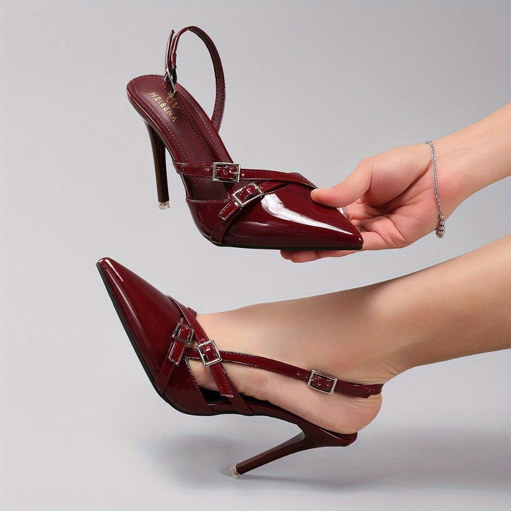 WEIBENA Elegant Stiletto Heels WEIBENA Women's Elegant Pointed Toe High Heels