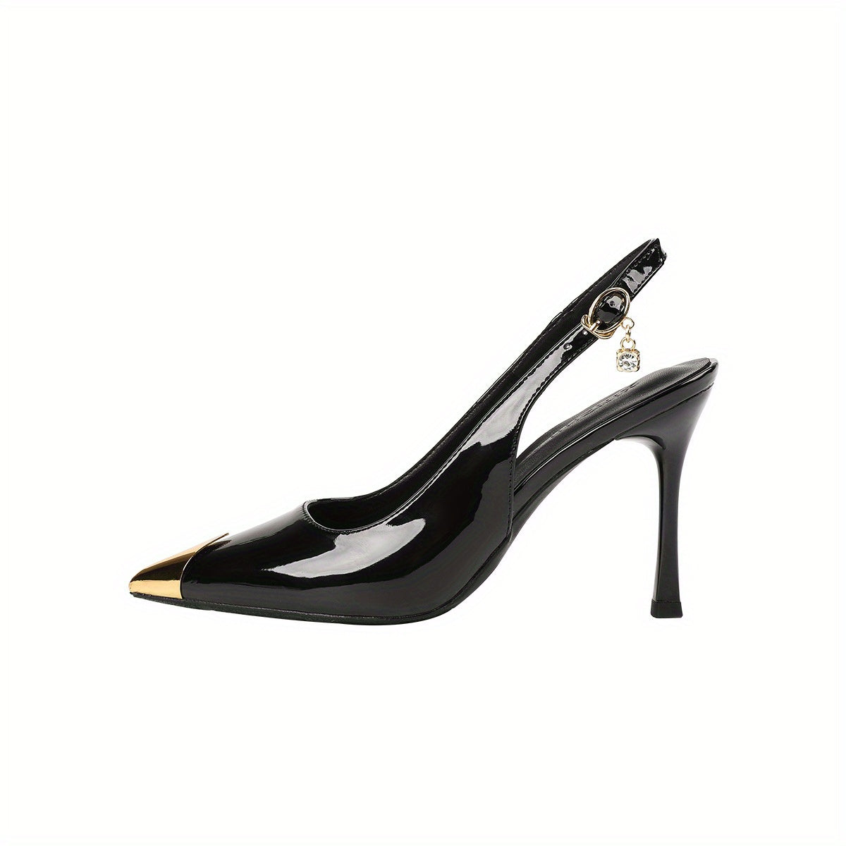 Elegant Women's Stiletto Heels, Pointed Toe with Ankle Strap .Perfect for Dressy Occasions