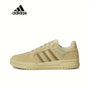Adidas Neo Entrap Versatile And Stylish Low-Top Sneakers for Both Men And Women in Light Mustard Green JS3007.
