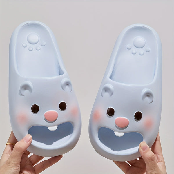 Graceful Little Beaver Cartoon Slippers, Indoor\u002FOutdoor Spring and Summer, Cool, Fashionable, Simple