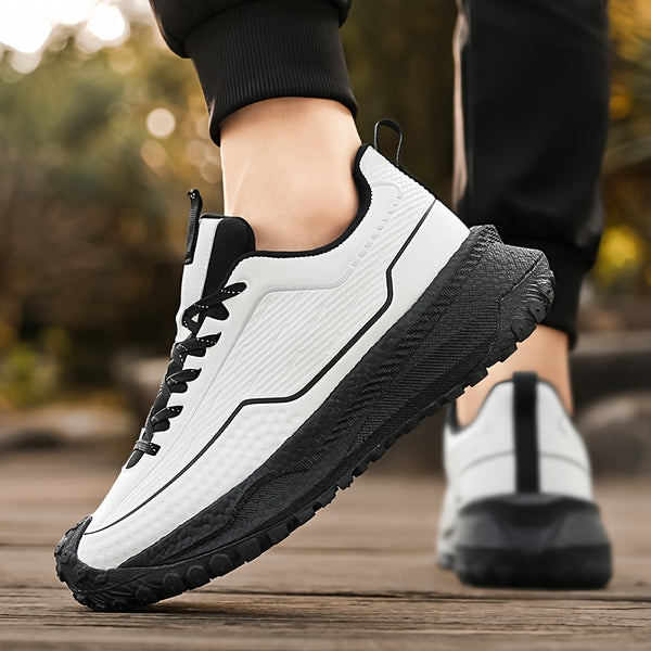 Men's Breathable Mesh Low-Top Sneakers - Lightweight EVA Cushioning