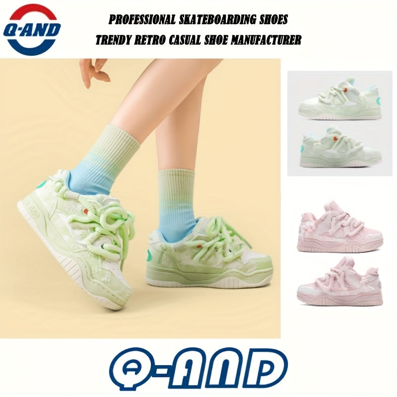 Unisex Cartoon Pattern Skateboarding Shoes, Low Top Lace-Up Sneakers, with Synthetic Upper, Fabric Inner