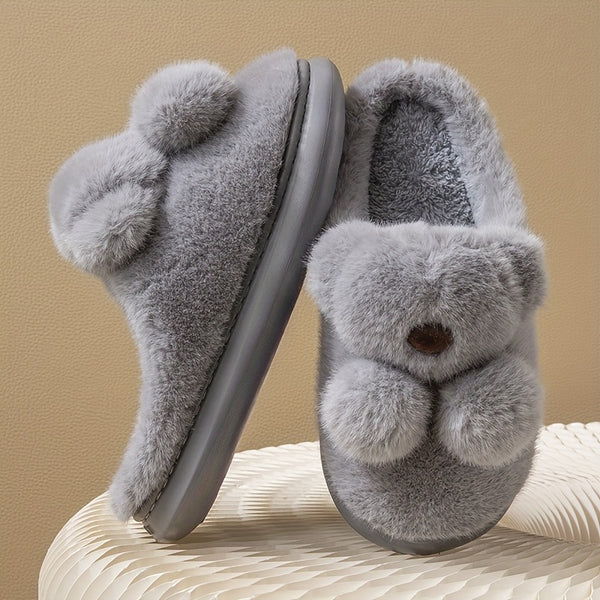 2025 Winter New Arrival Rabbit Slippers for Men - Soft Plush Lined, Warm & Cozy Indoor