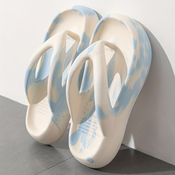 XLQY Women's & Men's All-Season EVA Slip-On Slippers - Open-Toe Arch & Arch-Stabilizing Technology