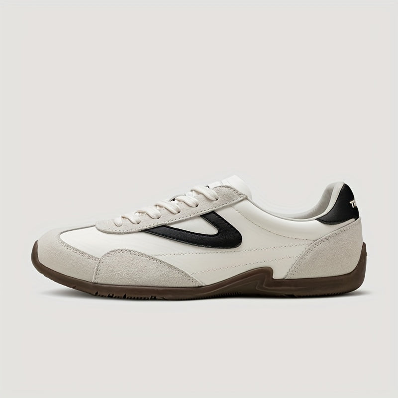 Men's & Women's Swedish Classic Low-Top Sneakers - All-Season White\u002FGrey