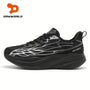 Men's Road Running Shoes - Lightweight Cushioned Athletic Sneakers with Non-Slip EVA Sole