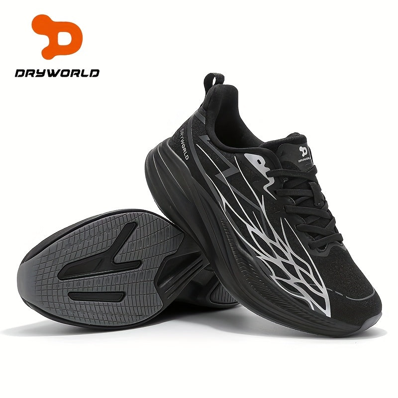 Men's Road Running Shoes - Lightweight Cushioned Athletic Sneakers with Non-Slip EVA Sole