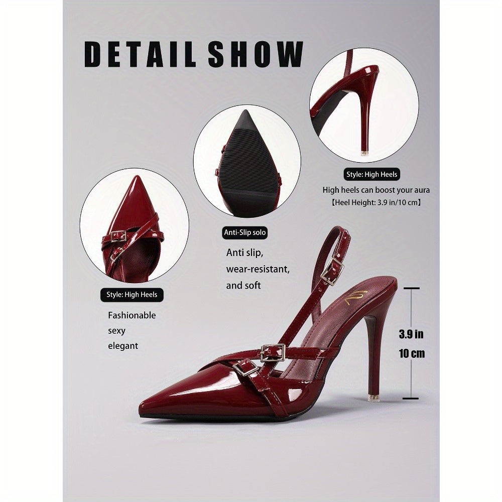 WEIBENA Elegant Stiletto Heels WEIBENA Women's Elegant Pointed Toe High Heels
