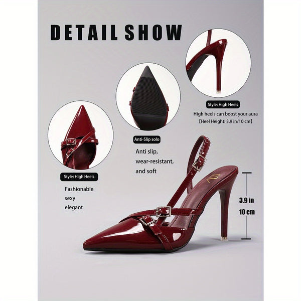 WEIBENA Elegant Stiletto Heels WEIBENA Women's Elegant Pointed Toe High Heels