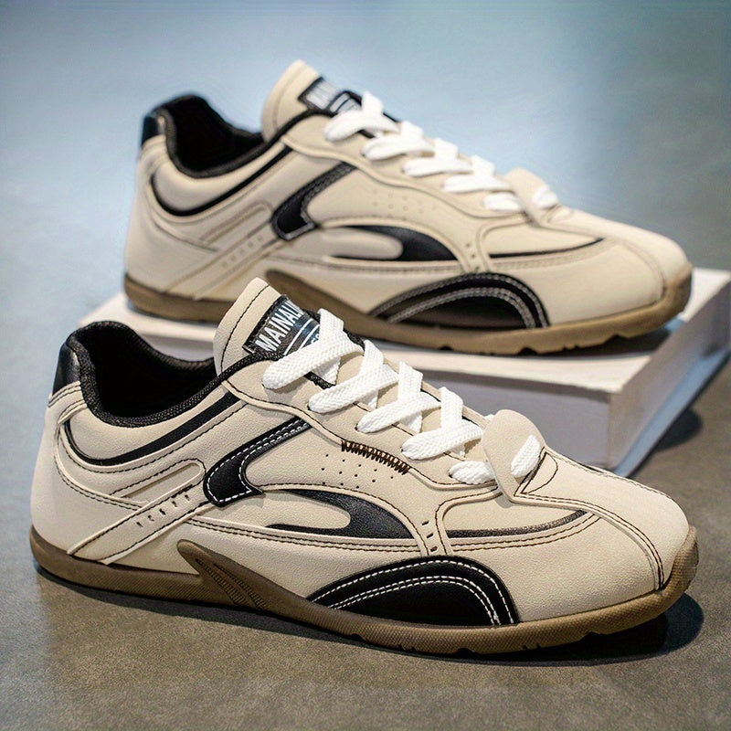 Men'S Breathable Casual Sneakers - Non-Slip Durable Lace-Up Shoes with Soft Cushioned Sole, & Colorway