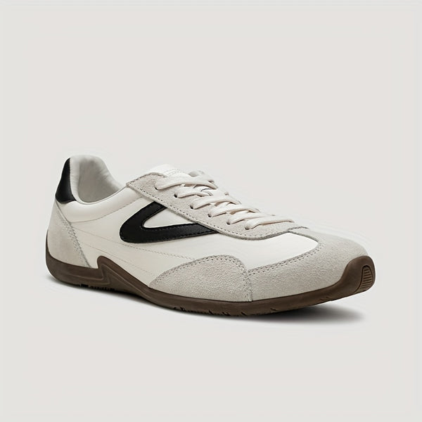 Men's & Women's Swedish Classic Low-Top Sneakers - All-Season White\u002FGrey