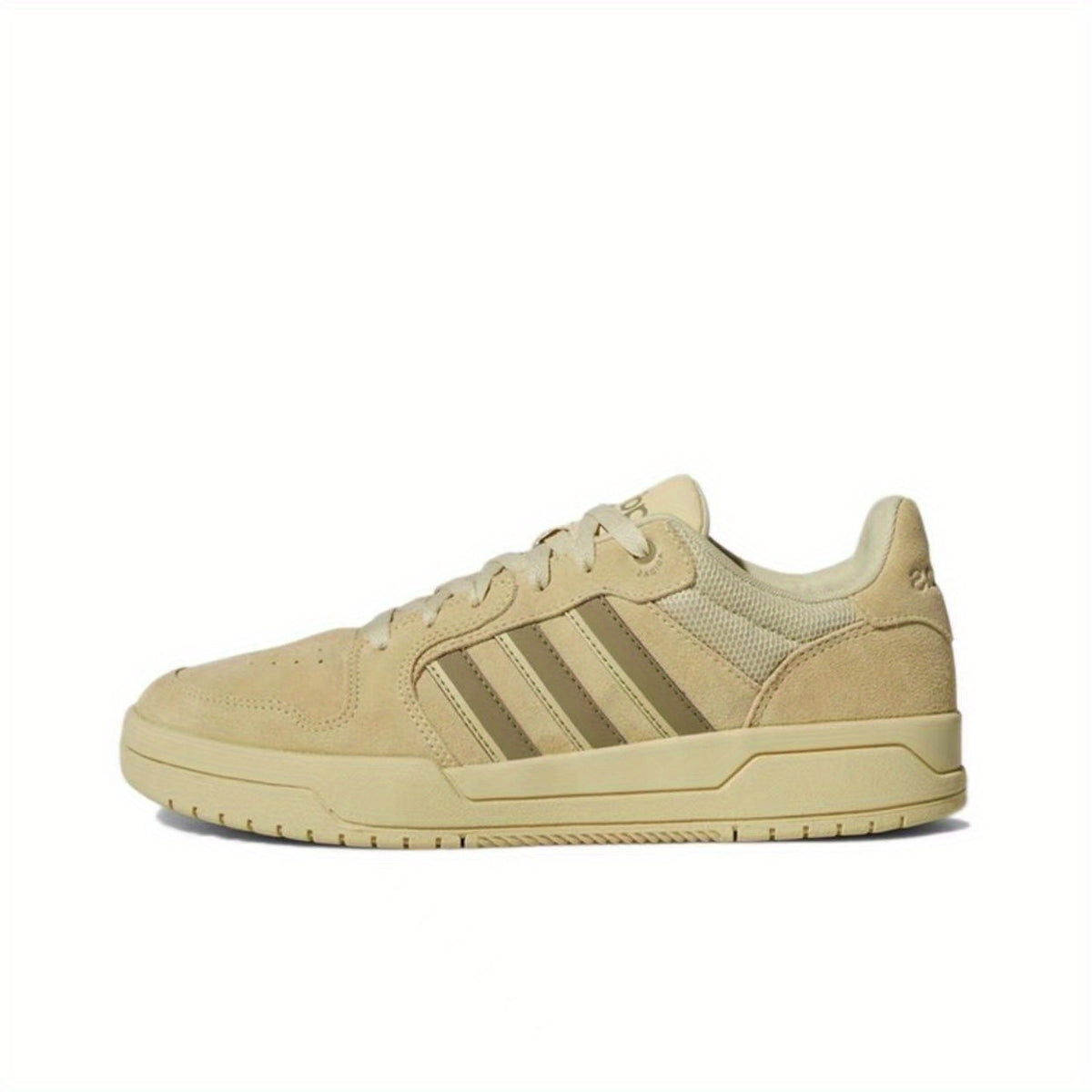 Adidas Neo Entrap Versatile And Stylish Low-Top Sneakers for Both Men And Women in Light Mustard Green JS3007.