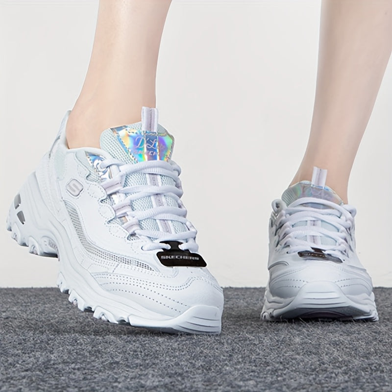 Skechers Women'S Slip-Resistant Walking Shoes - Breathable Fabric & Synthetic Upper, Stability Support